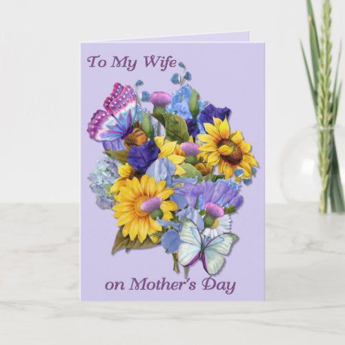 Wife on Mothers Day Card
