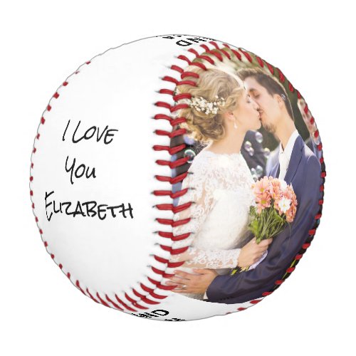Wife Personalized Photos Baseball