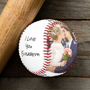 Wife Personalized Photos Baseball