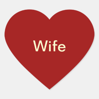 "Wife" Photo Label