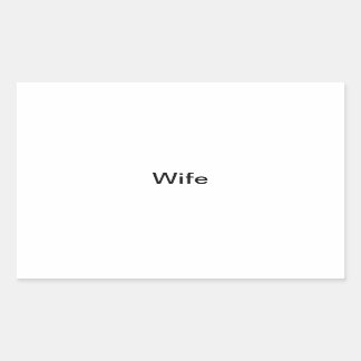 "Wife" Photo Label