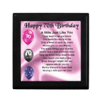 Wife Poem - 70th Birthday