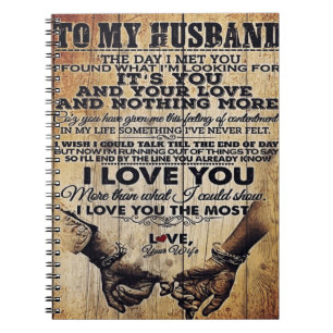 Wife To My Husband Letter   Husband Lovely Gift Notebook