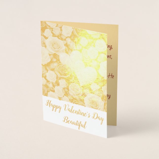 Wife Valentine's  Foil Card (Front)