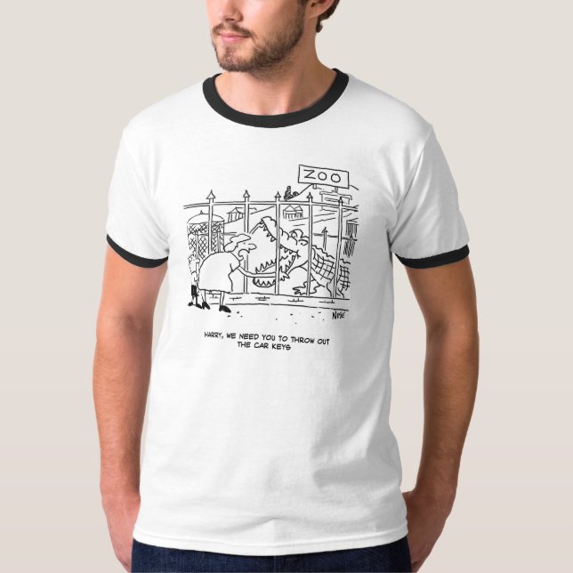 Wife wants husband to throw her the car keys T-Shirt (Front)