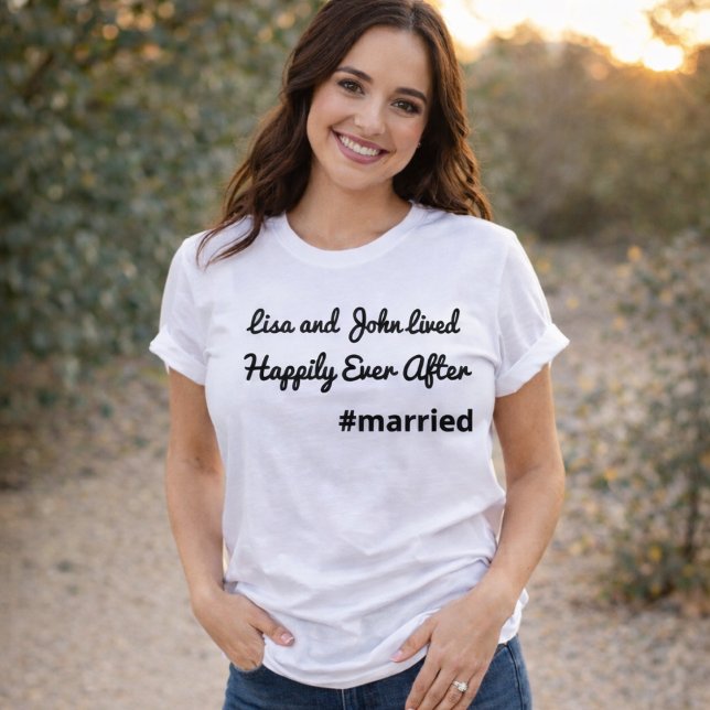 Wife Wedding Party Shirt - Just Married Bride (Creator Uploaded)