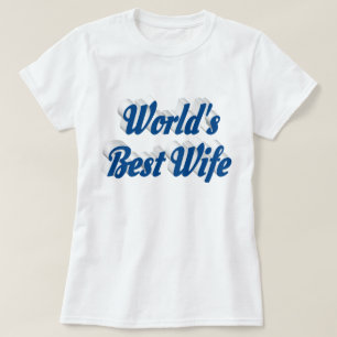 Wife with blue text T-Shirt