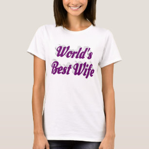 Wife with purple text T-Shirt