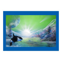 Wifes favorite whale picture poster print