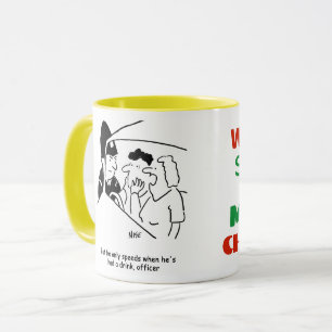 Wife's Husband's a Drink Driver Mug
