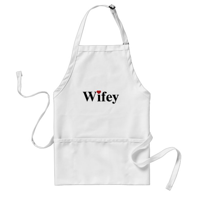 Wifey Adult Apron (Front)