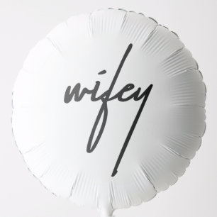 Wifey Balloon for Weddings, Showers & Celebrations