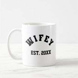 Wifey College  T-Shirt Coffee Mug