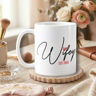Wifey Established Personalized Coffee Mug