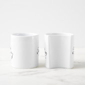 Wifey Gay Wedding Personalized Established Year Coffee Mug Set (Side)