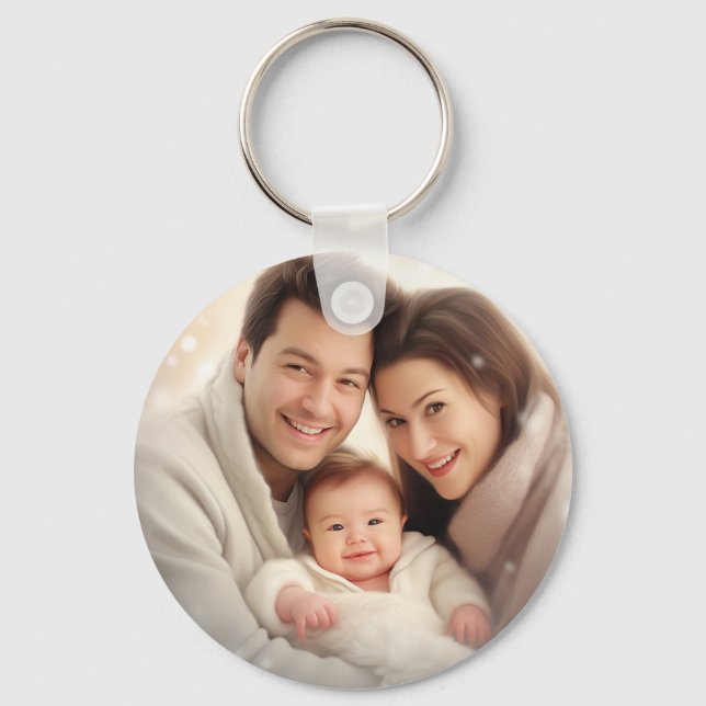 WIFEY keychain for wedding bride and newlywed wife (Front)