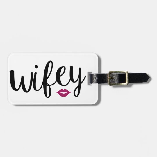 hubby wifey luggage tags