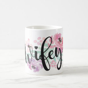 Wifey Mug Wedding Bridal Cup Bride to be Mrs Gift
