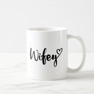 Wifey Mug Wedding Engagement Gift Coffee Cup