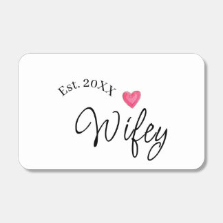 Wifey red heart est. Year future wife valentine's  Matchboxes