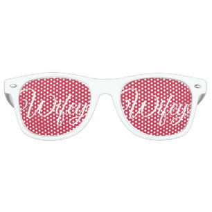Wifey ring retro sunglasses