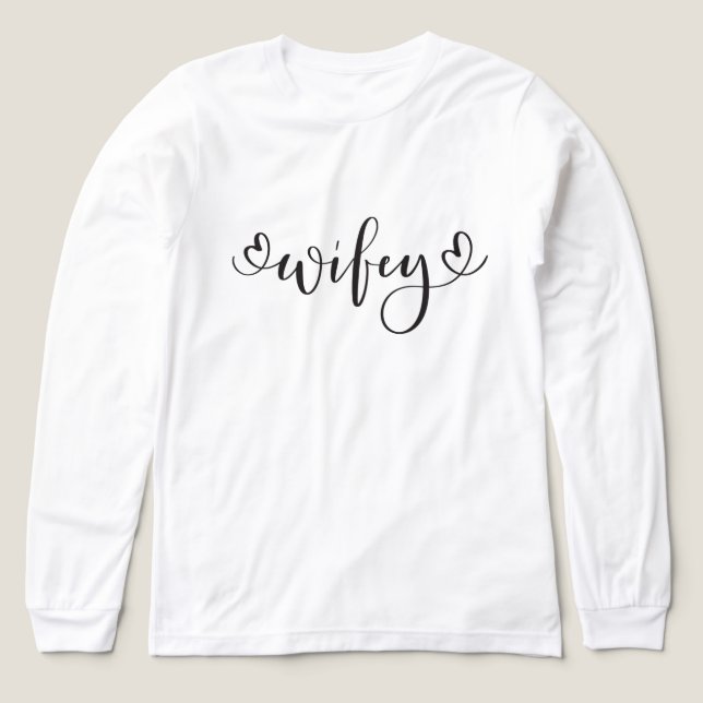 Wifey Tri-Blend Shirt (Design Front)