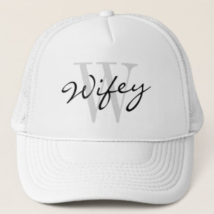 WIFEY trucker hat for wedding bride