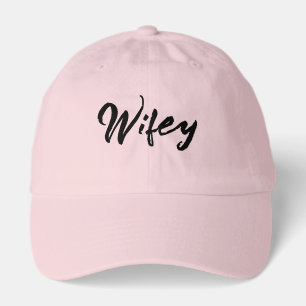 Wifey vintage Black Script Womens Hat