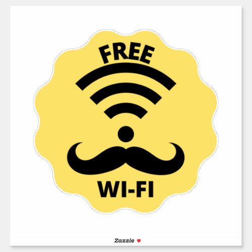  Wifi Business free wifi Sticker