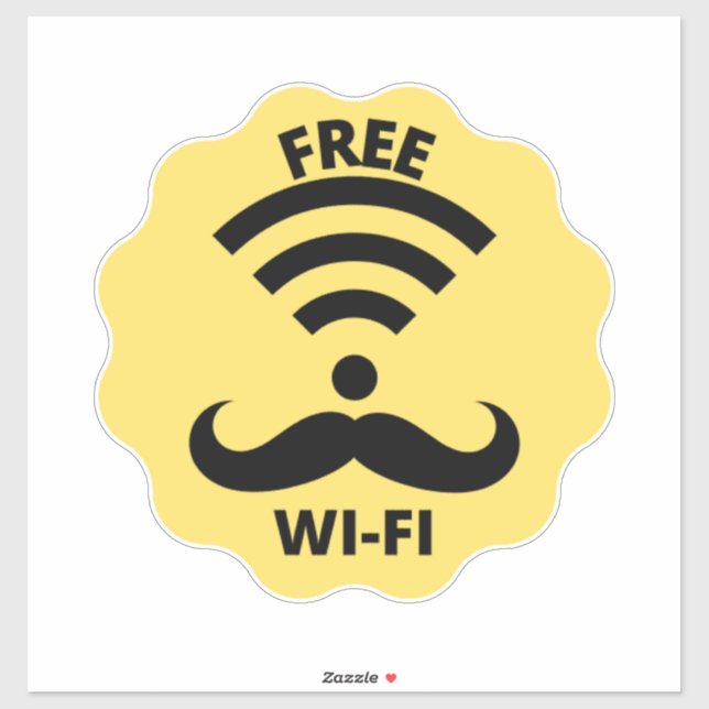  Wifi Business ,free wifi Sticker (Sheet)