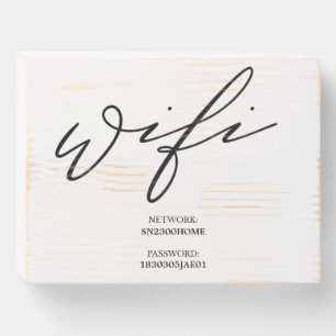 Wifi Home Sign Custom
