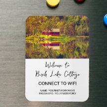 WiFi Info for Vacation Rental, Home, Business