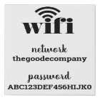 Wifi Information Sign Guest Visitor Plaque