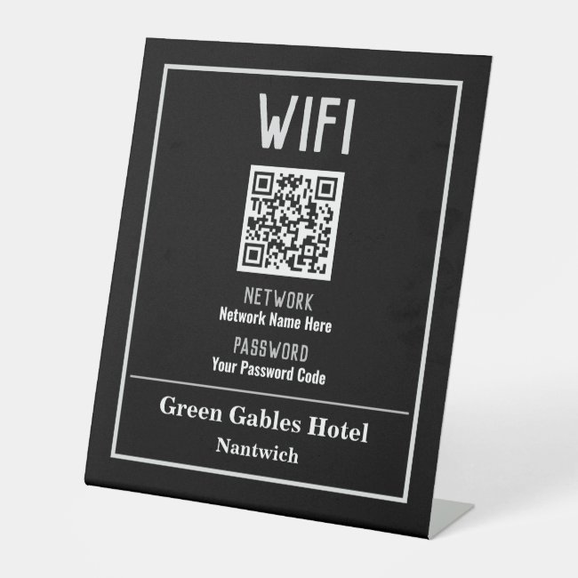 WiFi Instructions With QR Code