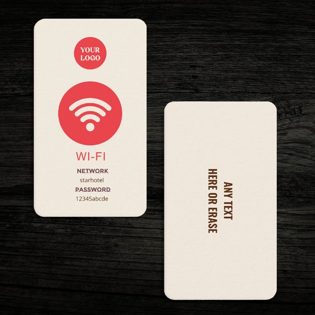 Wifi Internet Hotel Cafe Business Card (Wifi Internet Hotel Cafe Business Cards)