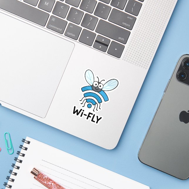 Wifi Internet Sticker (Laptop w/ iPhone)