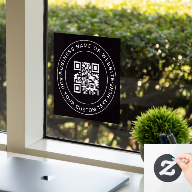 Wifi Network and Password Business Retail Window Cling (Office)