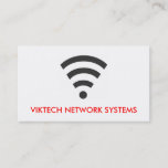 Wifi Network Computer Business Cards at Zazzle