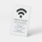 Wifi network passcode guest info custom mono