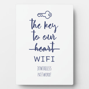 Wifi Network Password Printable Plaque