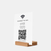 Wifi Network | QR Code Internet Scan to Connect Holder | Zazzle