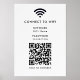 Wifi Network | QR Code Internet Scan to Connect Holder | Zazzle