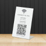 Wifi Network | QR Code Internet Scan to Connect Pedestal Sign