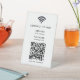 Wifi Network | QR Code Internet Scan to Connect Pedestal Sign | Zazzle