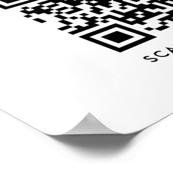 Wifi Network | QR Code Internet Scan to Connect Poster | Zazzle