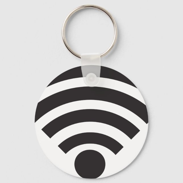 Wifi network symbol keychain (Front)
