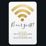 Wifi Password and Network Personalized Magnet<br><div class="desc">Wifi Password and Network Personalized information magnet - ideal for home or business .. this fridge magnet is practical and informative - add your own network and wi-fi details - magnets from Ricaso (available in two sizes)</div>