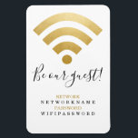 Wifi Password and Network Personalized Magnet<br><div class="desc">Wifi Password and Network Personalized information magnet - ideal for home or business .. this fridge magnet is practical and informative - add your own network and wi-fi details - magnets from Ricaso (available in two sizes)</div>