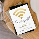 Wifi Password and Network Personalized Postcard<br><div class="desc">Wifi Password and Network Personalized postcards - ideal for hotels,  guest houses,  businesses and more - personalized custom design wi-fi information cards from Ricaso</div>