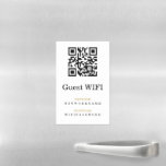 Wifi Password and Network Personalized QR Code Magnetic Dry Erase Sheet<br><div class="desc">Wifi Password and Network Personalized magnetic sheet sign from Ricaso - add your own personalized QR Code,  network and wi-fi details - ideal for home,  work,  or business use</div>